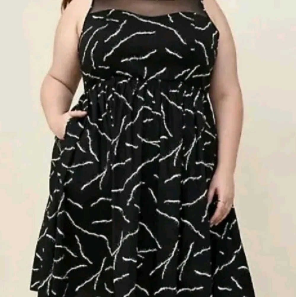 Torrid 3x Universal Monsters Frankenstein Stitches Dress